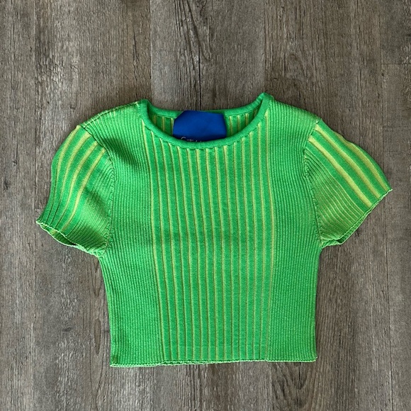 Simon Miller Rib Knit Crop Top - Picture 1 of 4
